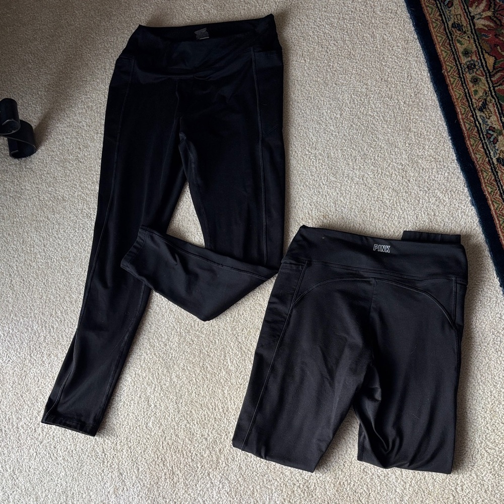 PINK fleece lined leggings